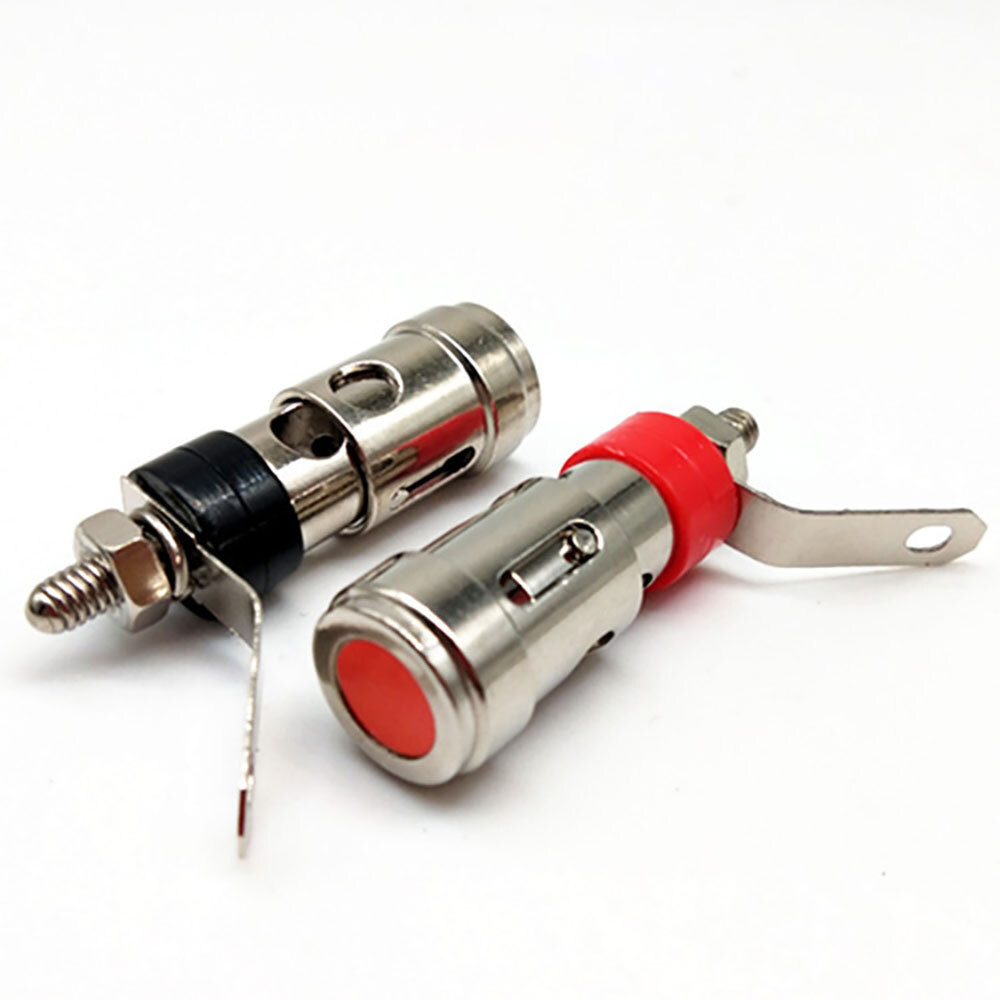 5PAIRS Speaker Audio AMP Terminal Binding Post Spring Loaded Type Nickel Plated