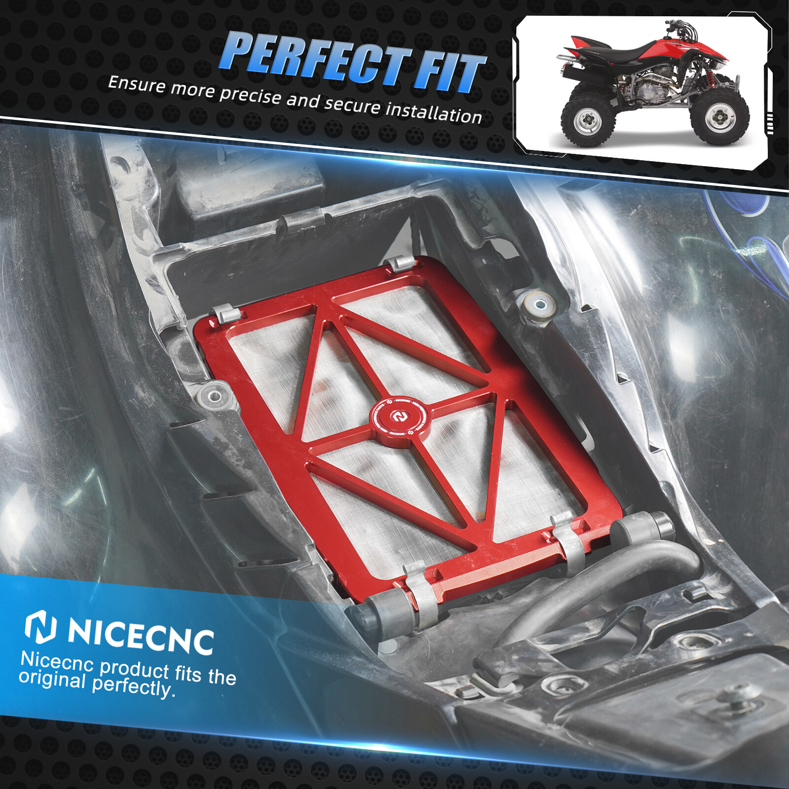 Airbox Lid Cover Cap #17217-HP1-900 For Honda TRX450ER TRX 450 ER 2006-2014 Red