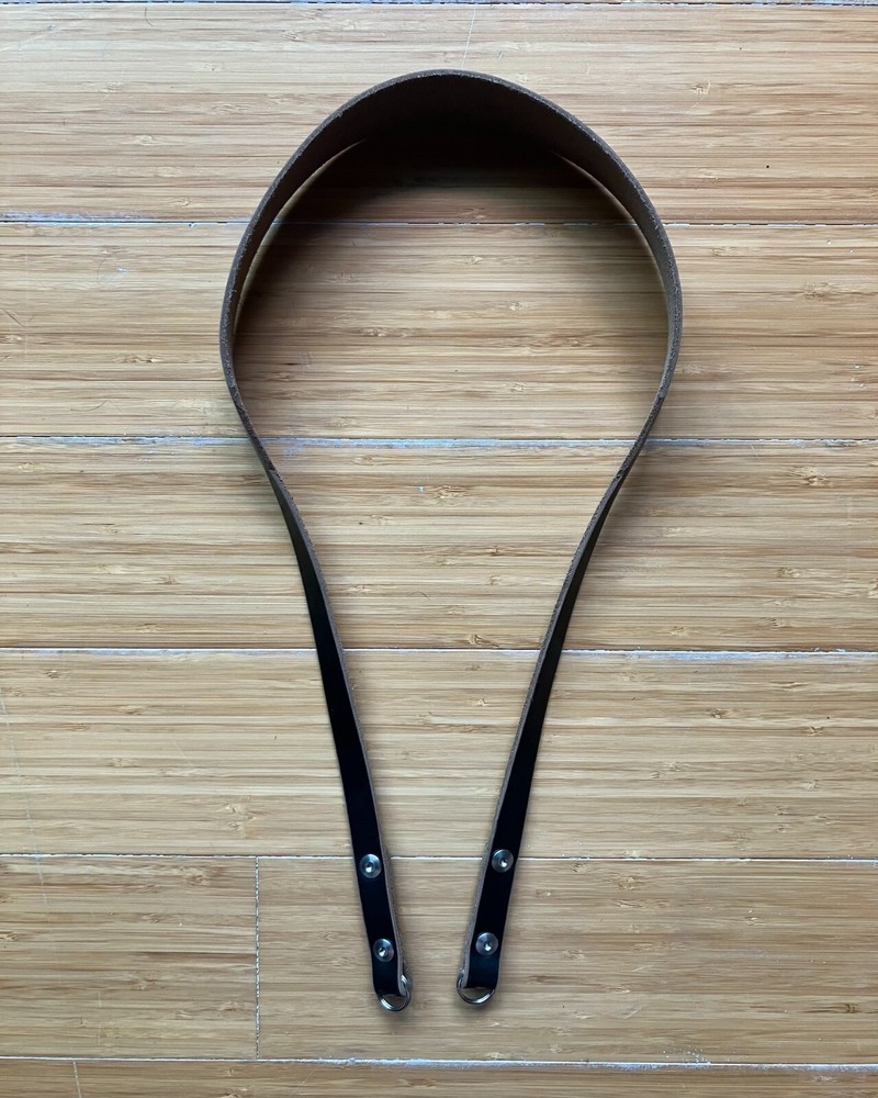 Horween Chromexcel leather camera neck strap 37" new