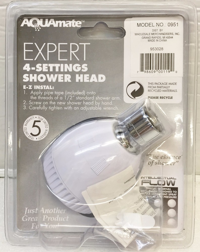 AQUAmate Expert 4 Settings Shower Head #0951