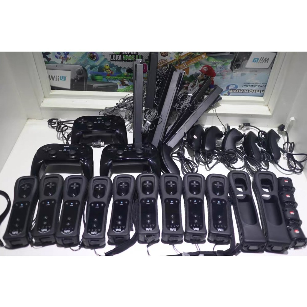 Original Nintendo Wii Controller Authentic Wii Remote Motion Plus PRO Attachment