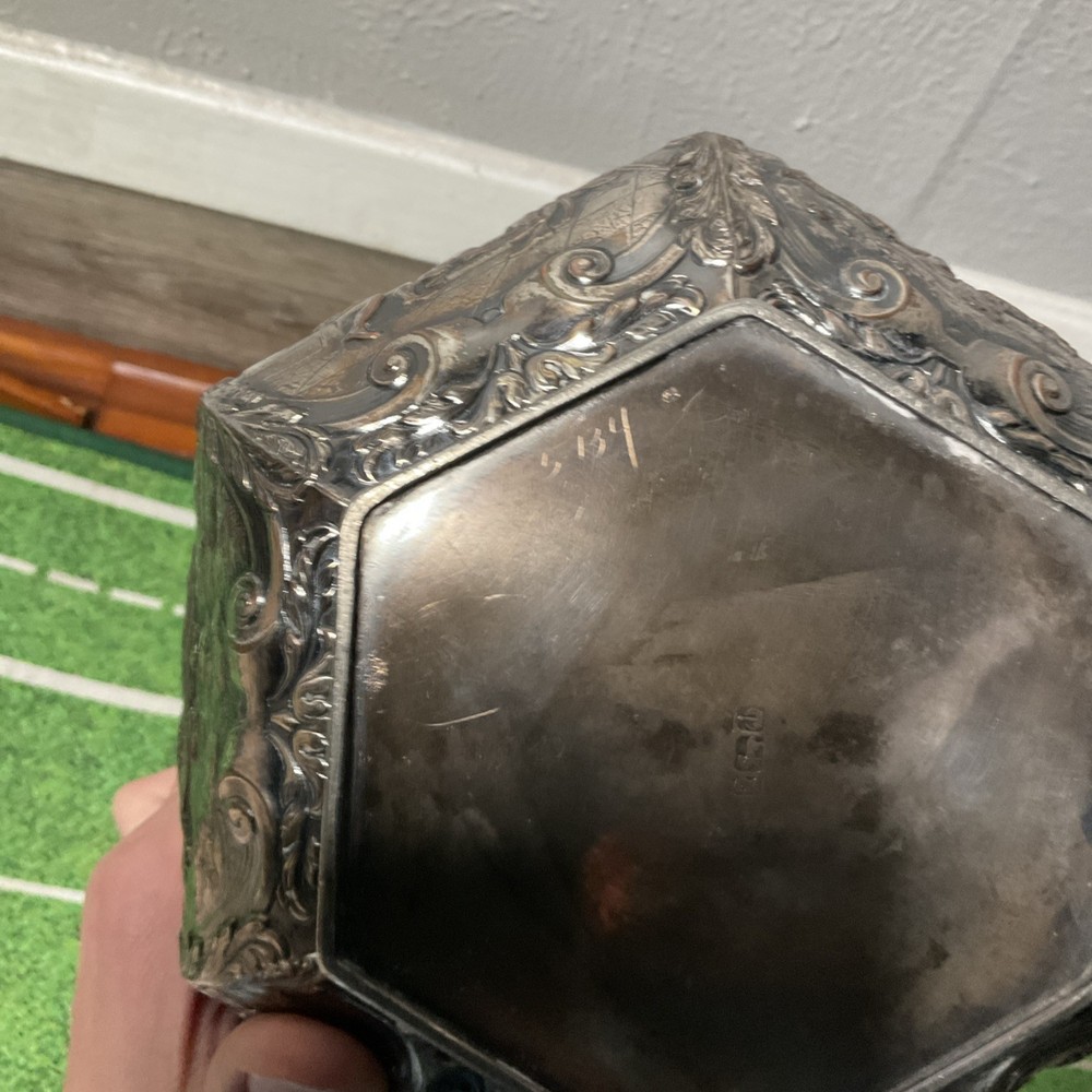 SILVERPLATE on Copper PITCHER Dutch Colonial