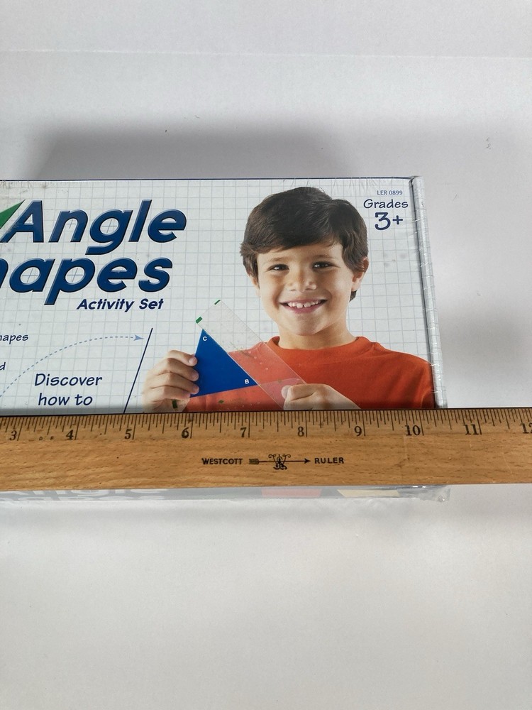 Learning Resources "Angle Shapes Activity Set" Math Geometry Shapes Toy