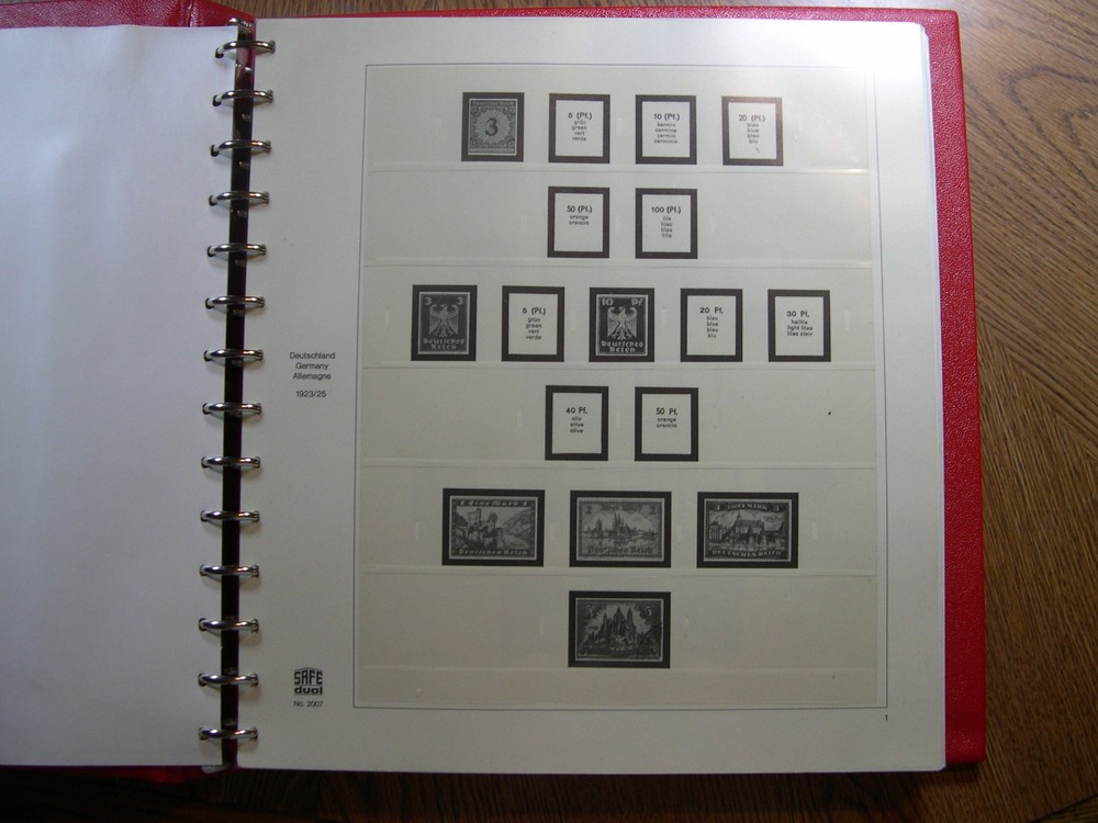 GERMANY 1923-1945 SAFE DUAL SPECIALTY HINGELESS ALBUM *NEW* UX1
