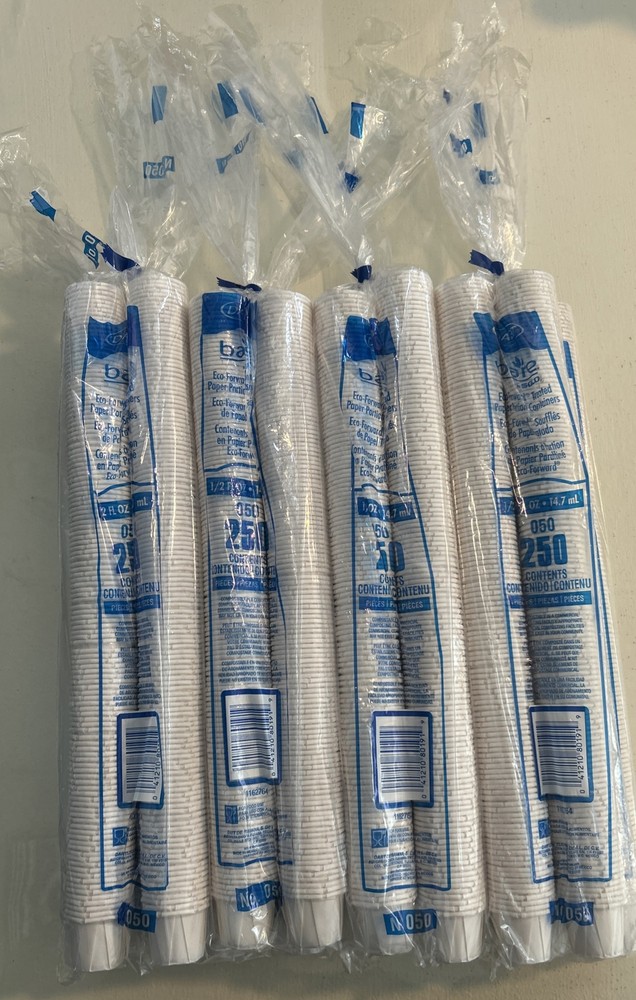 2,000 Count-PORTION CUPS 0.5 oz Paper SingleUse Condiments/Catering/Samples/Nuts