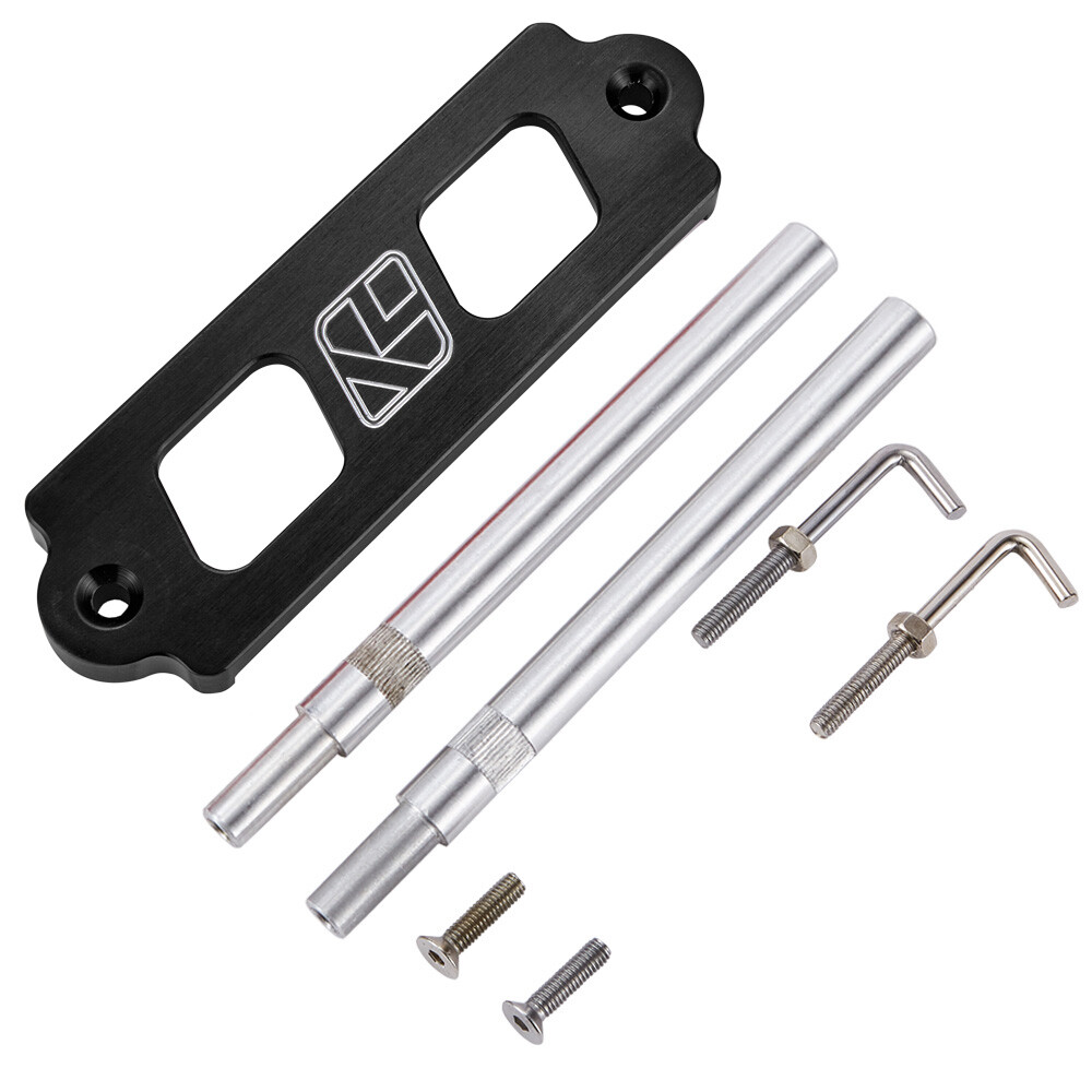 For Honda Civic Integra Battery Tie Down Hold Down Rod With Stainless Tray Hooks