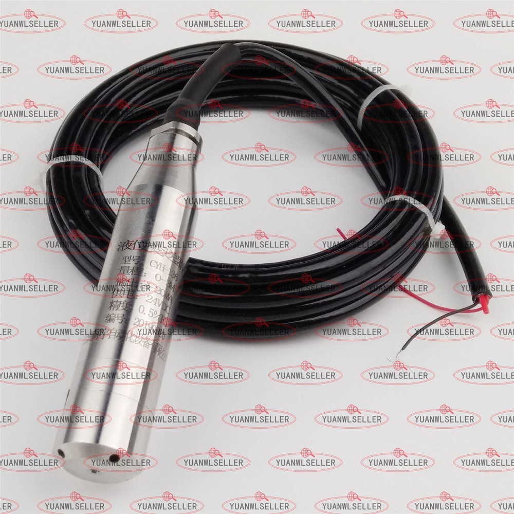 ONE 4-20MA 3.0m Range Water Level Transmitter Liquid Level Transducer Sensor NEW