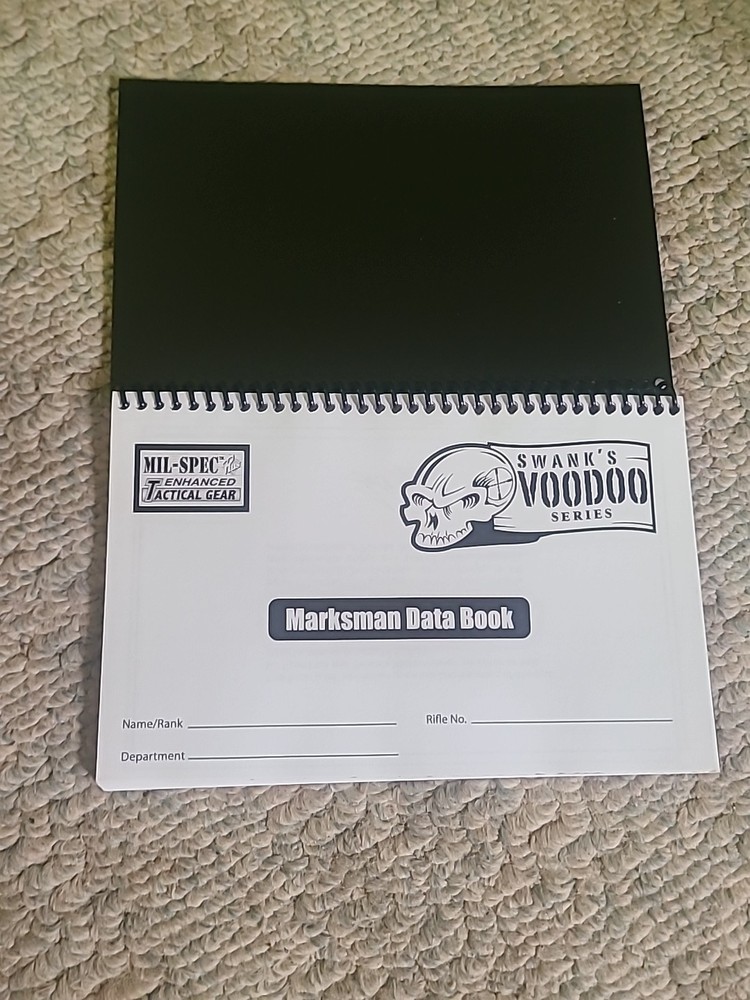 VooDoo Tactical Men's Marksman Data Book, Black