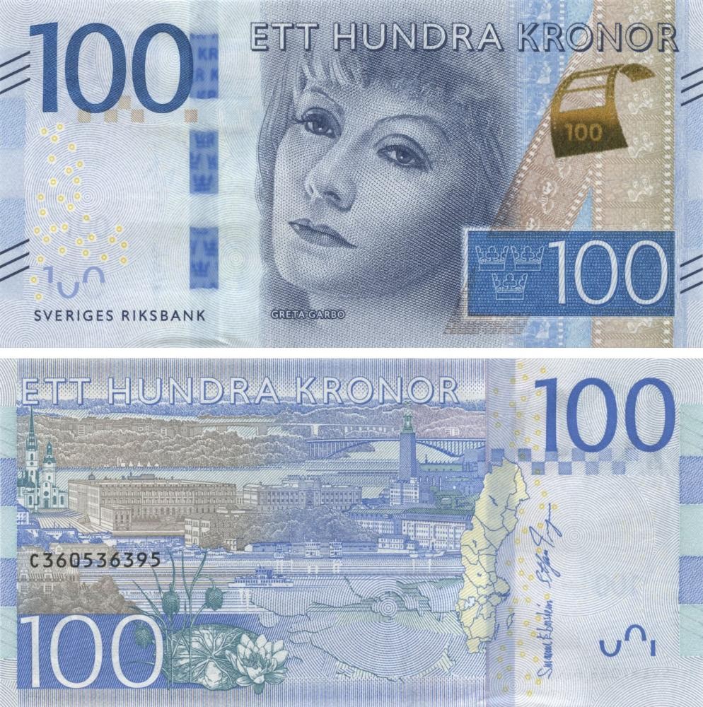 Sweden 100 CZK 2016 UNC (P71)