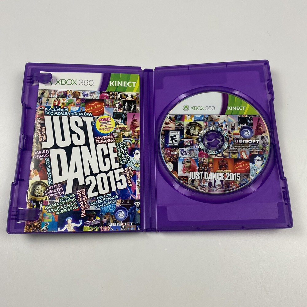 Microsoft 1414 Xbox 360 Kinect Sensor Bar and 3 games Skyrim Just Dance Bundle