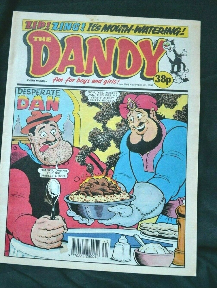 DANDY Comic 05/11/94 Issue #2793 November 5th 1994 Dan Eats Hottest Curry