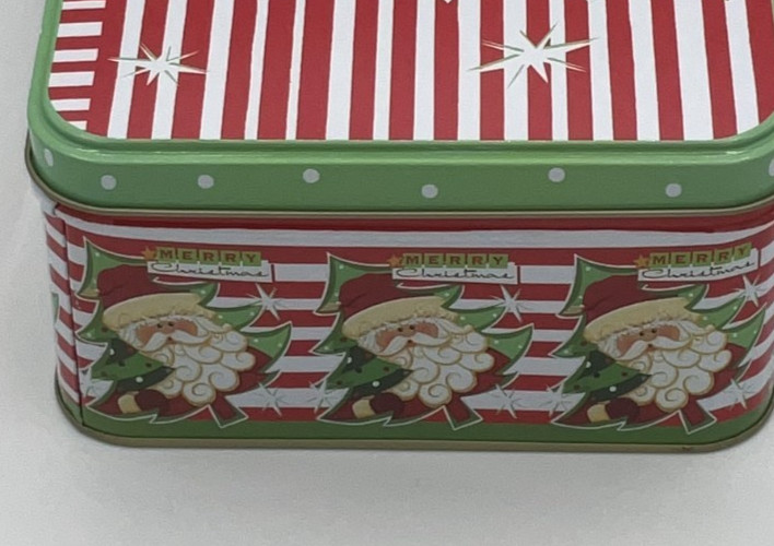 Christmas Cookie Candy Tin
