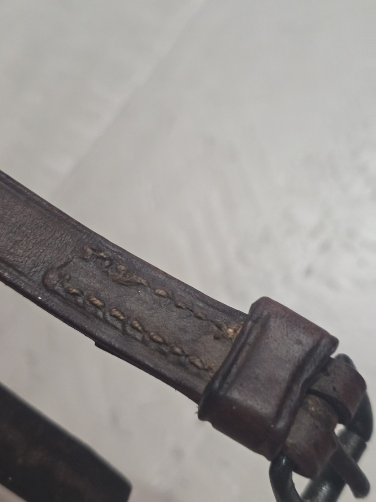 US Cavalry M1917 Leather Canteen Strap. Very Nice.
