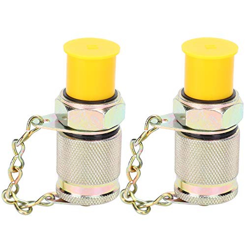 2Pcs Hydraulic Pressure Test Coupling Kit, High Pressure Hose Fitting