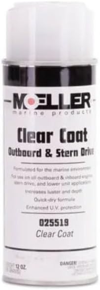 Moeller Clear Coat High Gloss Lacquer, 12oz