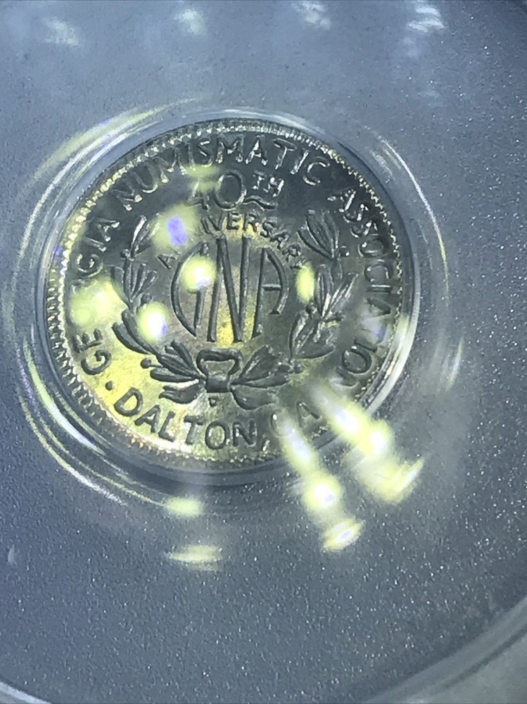 🔥‼️MS64‼️🔥2004 GNA 🔥40th Anniversary 3 Cent Token🔥 ”Mini Mint”Gallery Mint