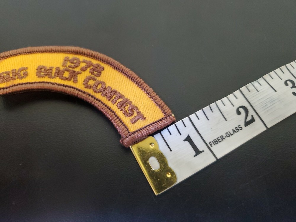 Big Buck Contest Patch - 1978