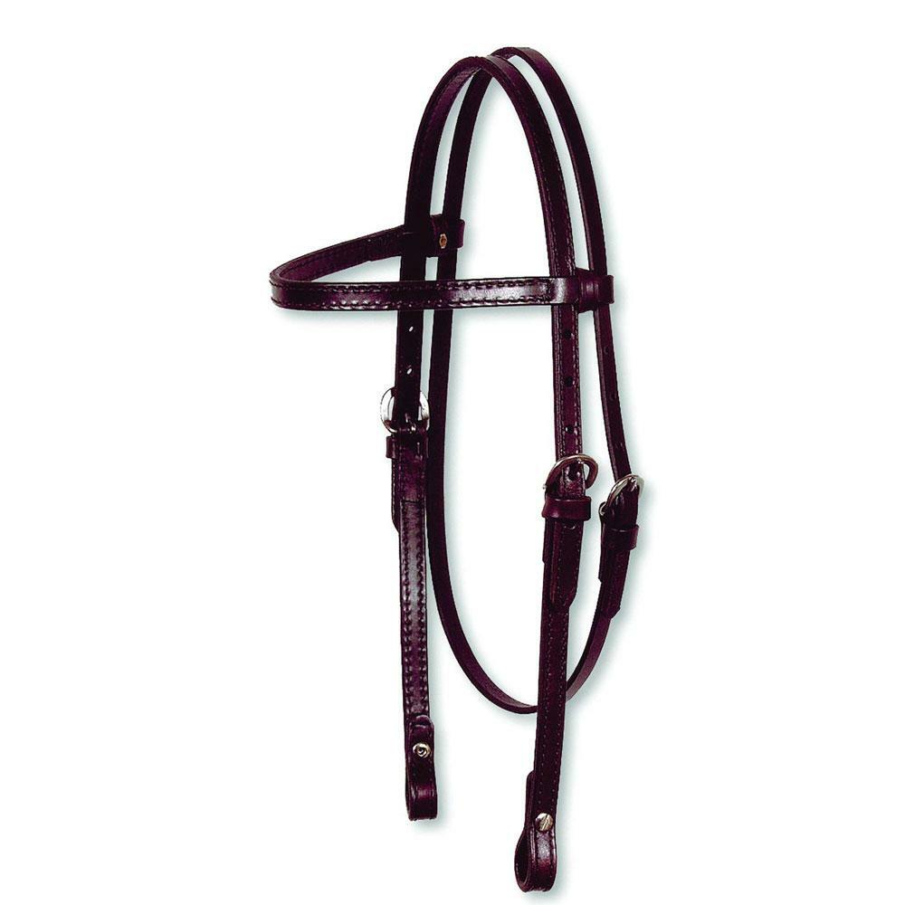 0101-0801 Circle Y 5/8 Inch Arabian Headstall Walnut NEW