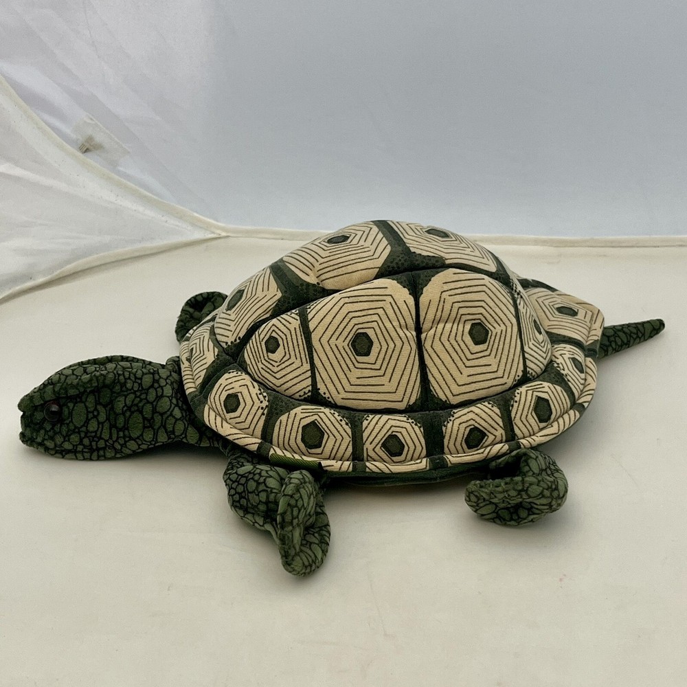 Folkmanis Green Turtle Tortoise 12 Inch Hand Puppet