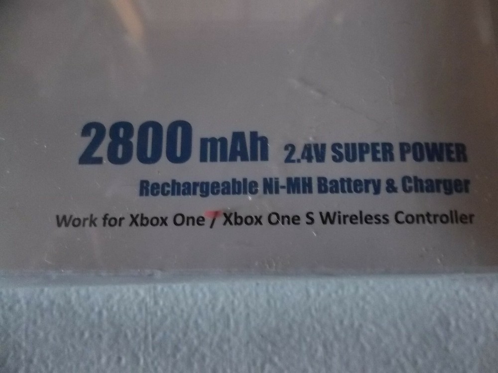 Rapthor 2800mah Rechargeable Battery for Xbox 1 S Wireless Controller