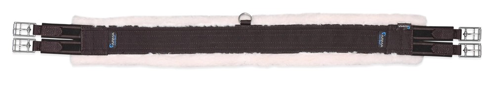 Shires Elastic Fleece Lined Girth Brown 46"