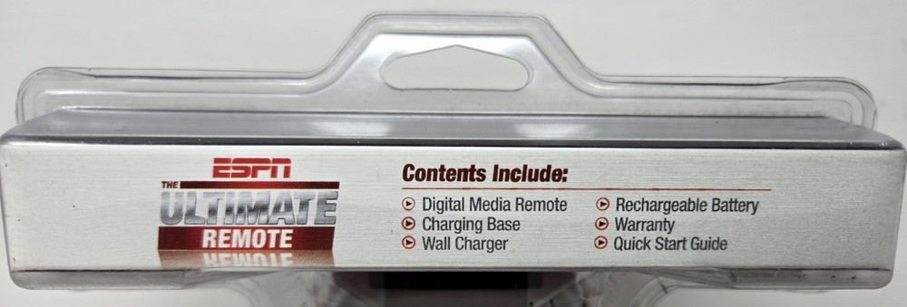 NOS New ESPN The Ultimate Remote Click 365 Wireless interactive Entertainment