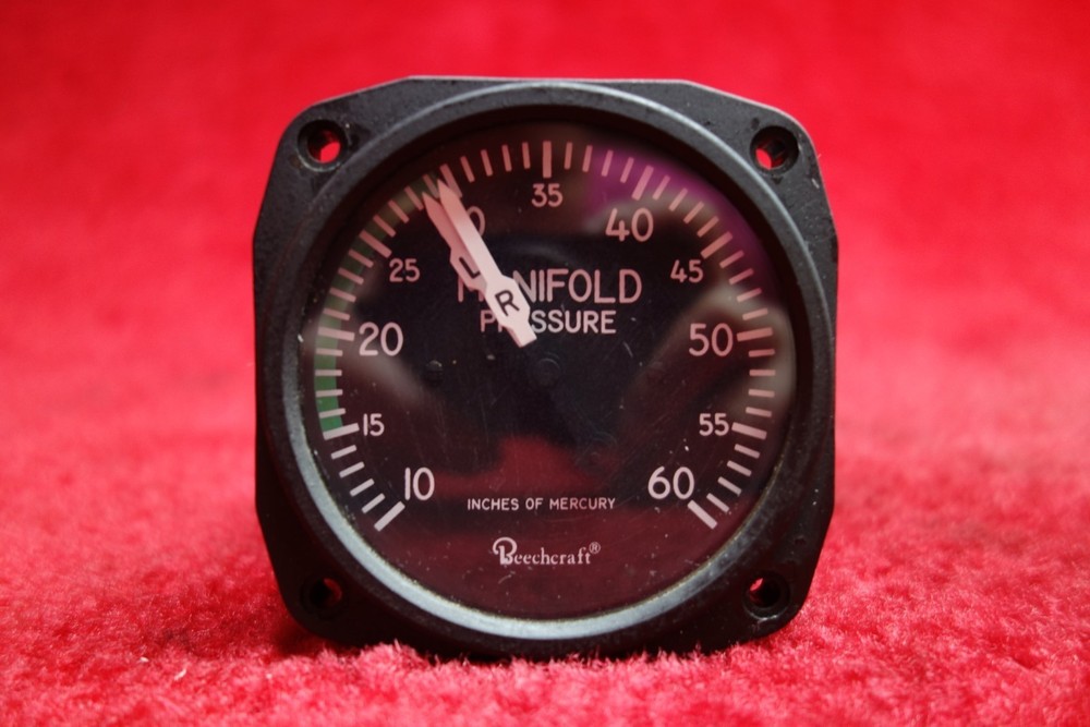 United Instruments Inc Manifold Pressure Indicator PN 6122, 6122-E85, 6122.E85