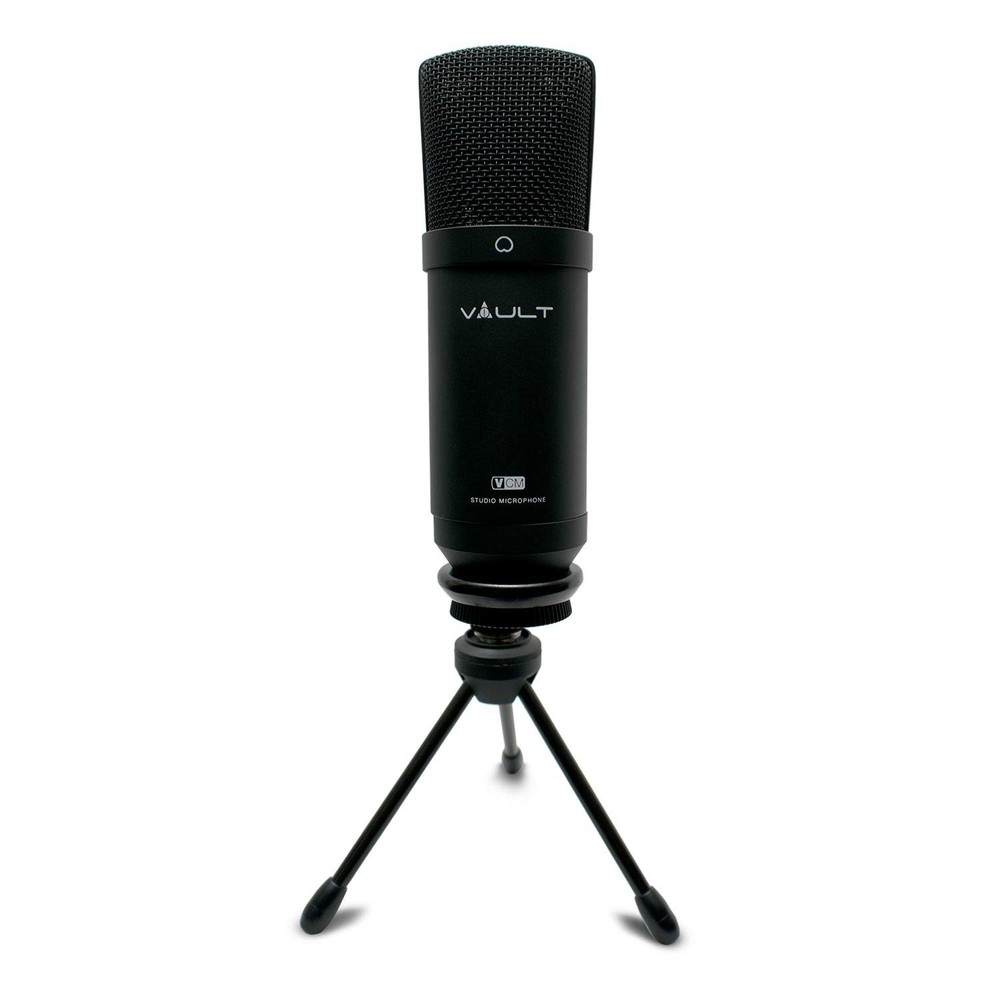 Vault VCM Studio Microphone with Tripod, XLR Cable, and Shock Mount
