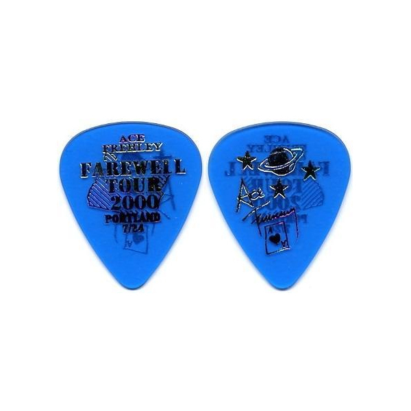 Ace Frehley KISS Portland City Guitar Pick 0724 Farewe