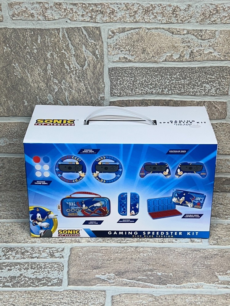 SONIC The Hedgehog Nintendo Switch Gaming Speedster Kit Blue Blur Version - NEW