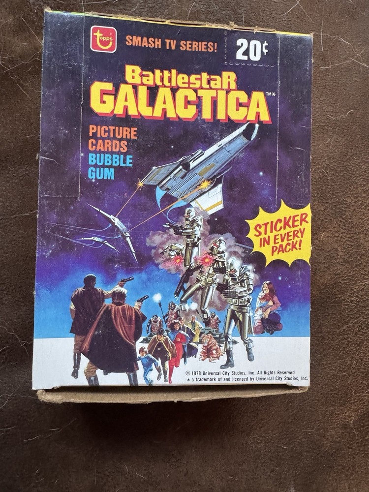 Battlestar Galactica Unopened Box ￼1978