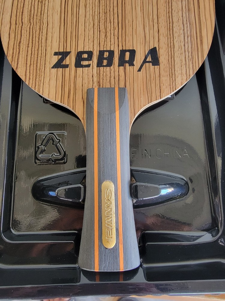 Table Tennis Sanwei Zebra Gold Blade