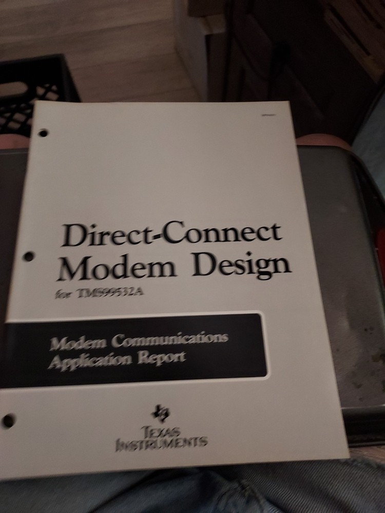TEXAS INSTRUMENTS DIRECT-CONNECT MODERN DESIGN FOR TMS99532A