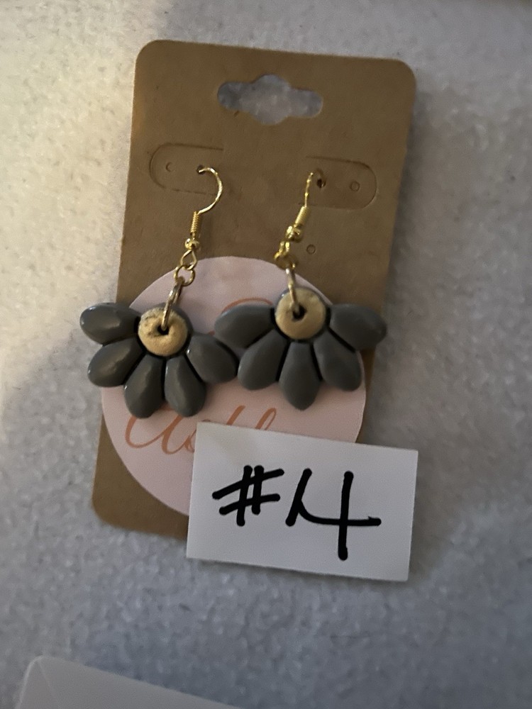 Handmade Earrings with Funky Colorful Miscellaneous Design