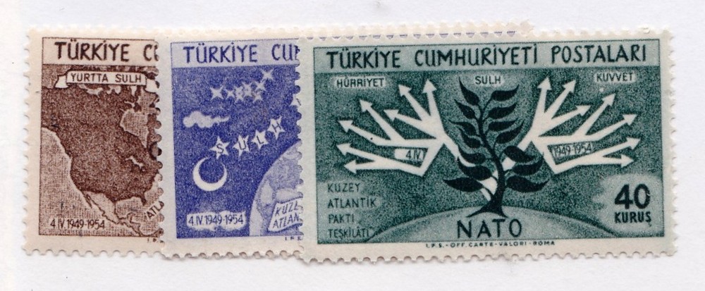 Turkey         1127 - 1129        MNH OG