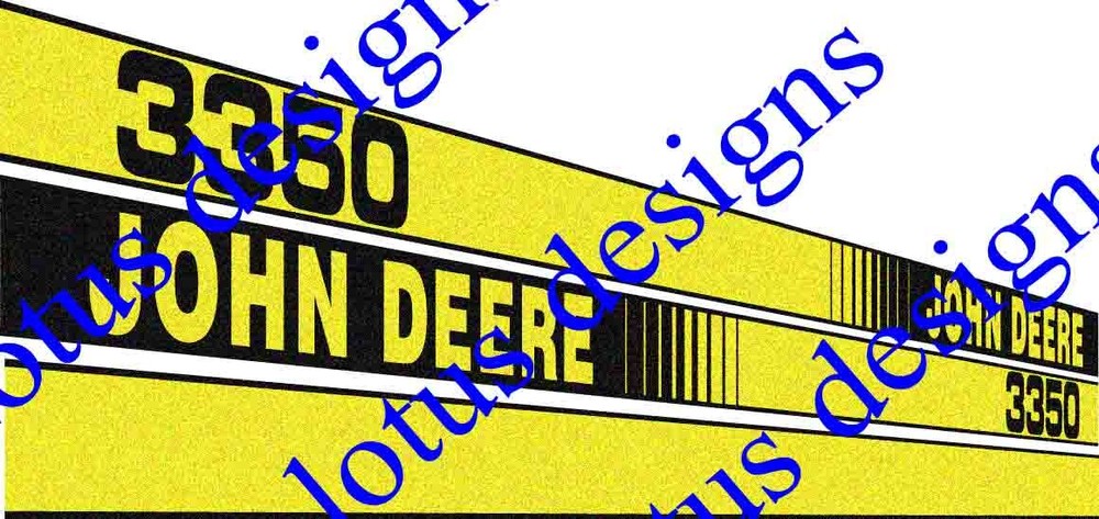 John Deere 50 series stickers / decals
