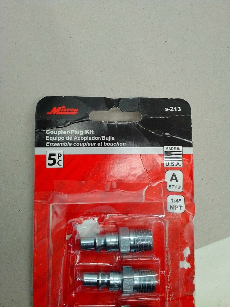 Milton Coupler/ Plug Kit 5 pc