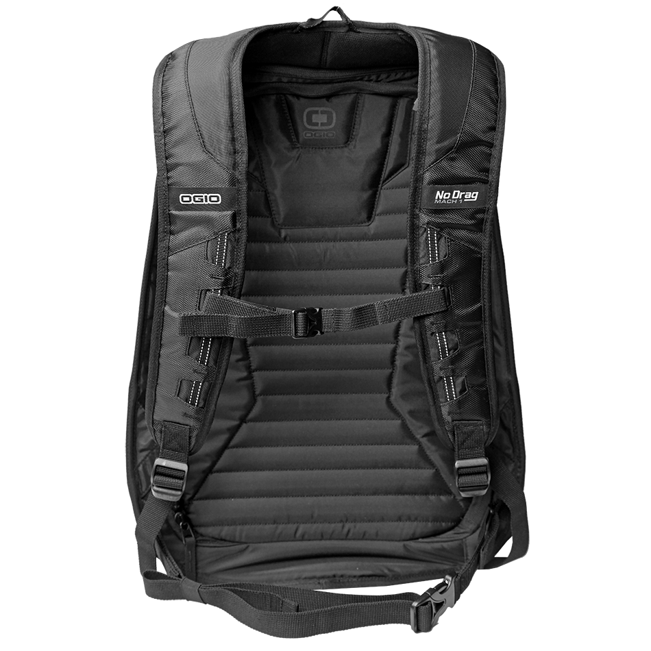 OGIO No Drag Mach 1 Motorcycle Backpack Stealth Black
