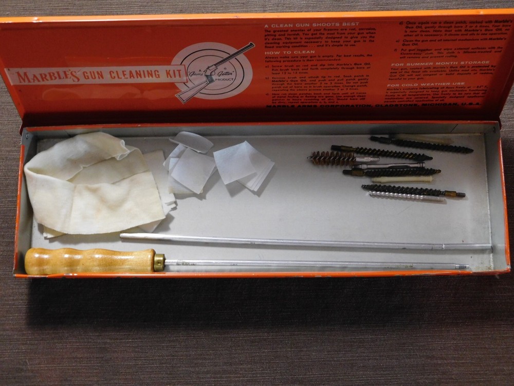 VINTAGE MARBLE'S GUN CLEANING KIT *INCOMPLETE*