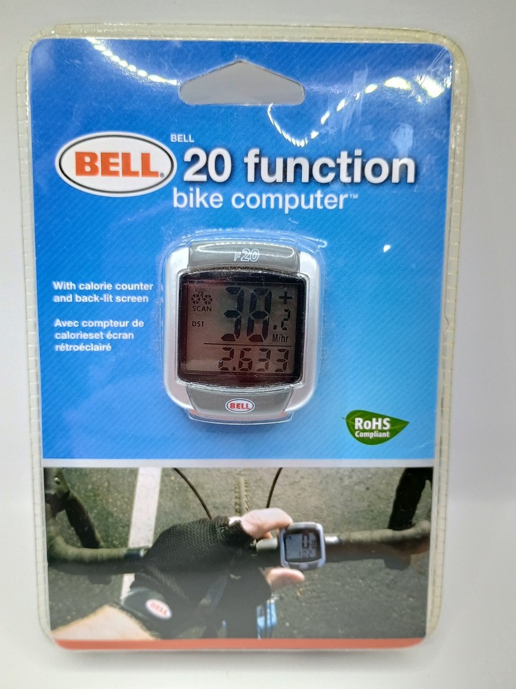 Bell Cyclocomputer with Calorie Counter Bell Cycling Computer 20 function