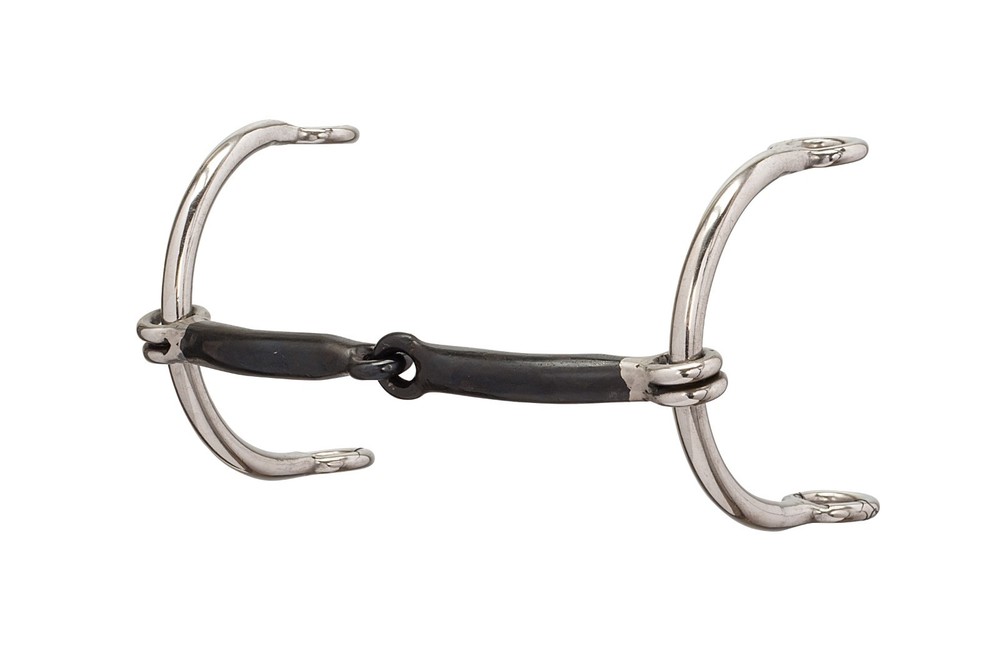 Weaver Leather, Gag Bit, Smooth Sweet iron Snaffle Moouth