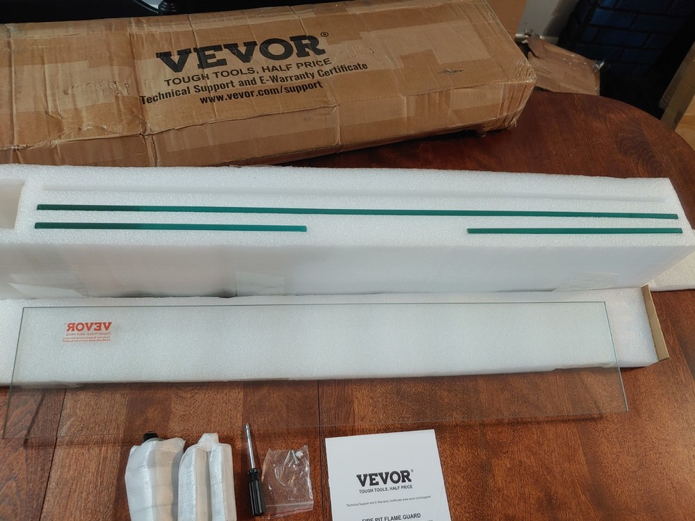 Fire Pit Flame Guard For Rectangular Fit Pit Table