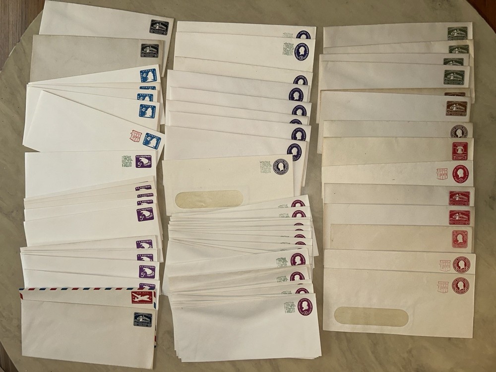 US Embossed Stamp Envelopes