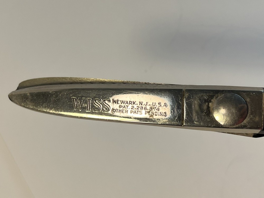 Pinking Shears Scissors 7 1/2 " Wiss Newark NJ Sewing