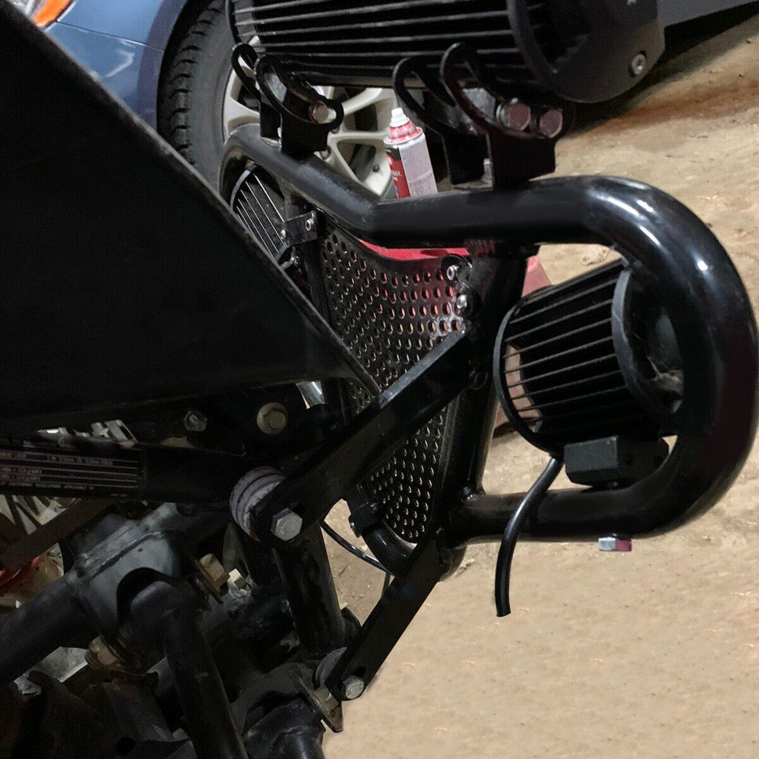 KOJEM For LTZ 400/KFX 400/DVX 400 Arctic Cat Kawasaki Suzuki Front Bumper Black