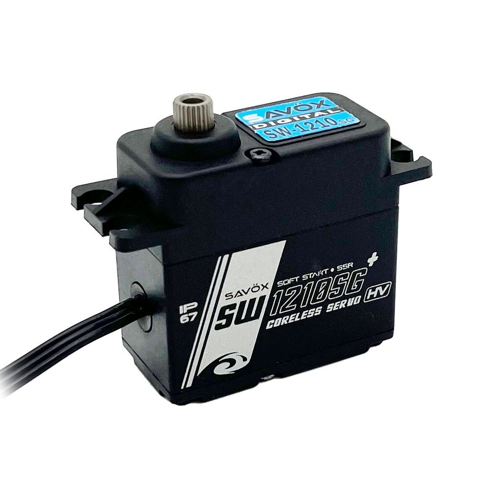 Savox Waterproof High Volt Coreless Digital Servo with Soft Start Black Edition