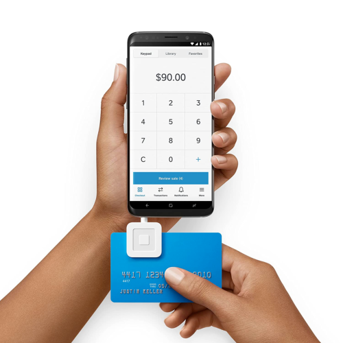 Square 3.5mm Jack Credit/Debit Magstripe Card Square Reader - White