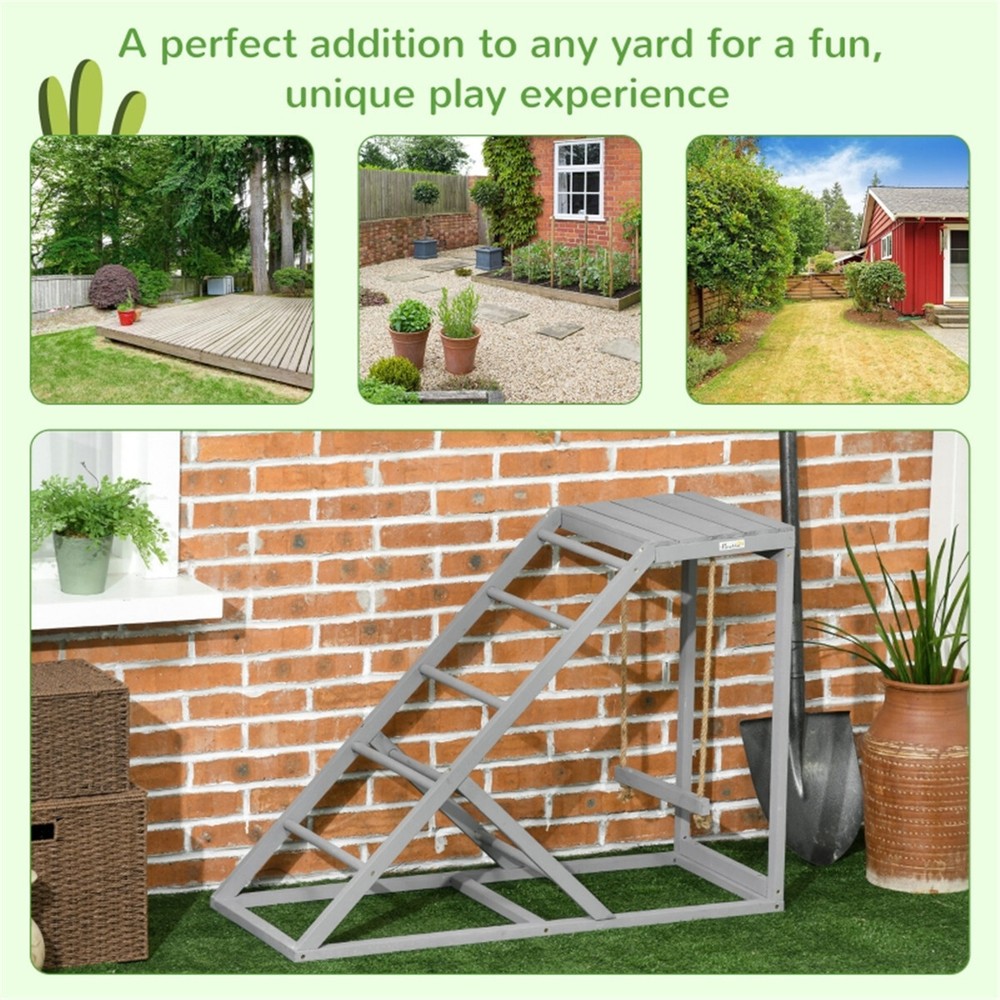 Chicken Activity Play Chicken Coop Toy Pastel Gray
