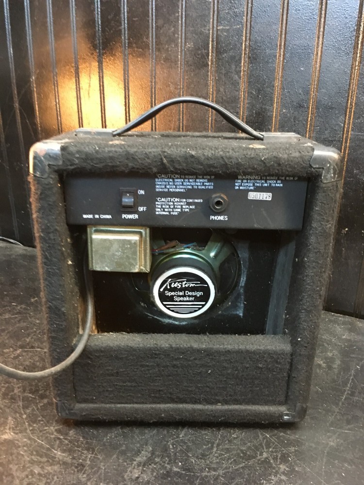 Kustom Design Single Speaker and Amp Master Eq