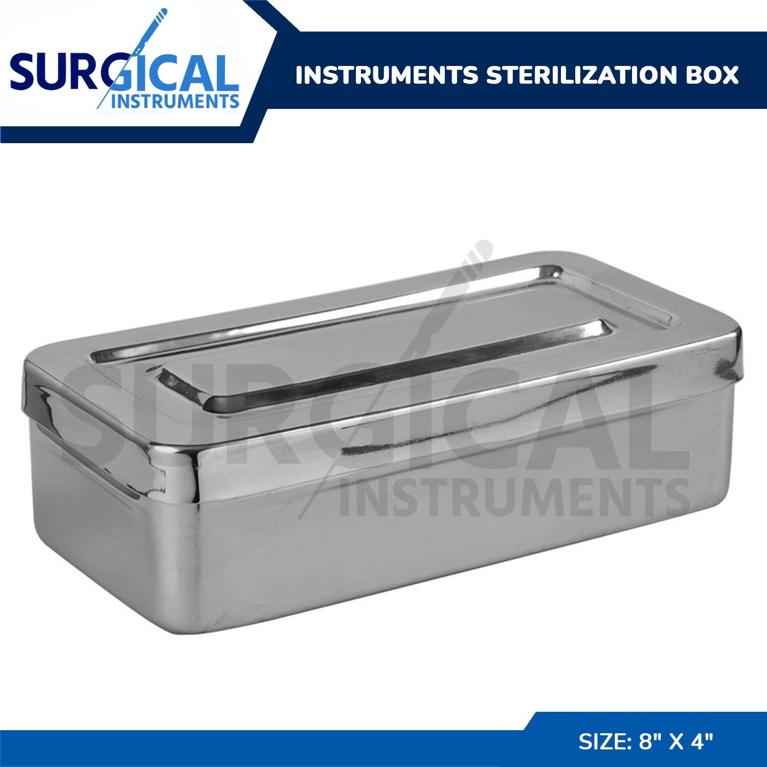 Instruments Sterilization Box 8"x4"x2" Surgical Dental Sterilizing German Grade